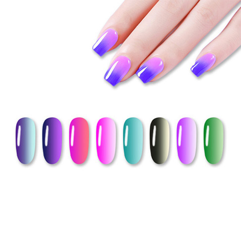 China New Product Artificial Fingernails Fake Acrylic Nail Tips - TEMPERATURE NAIL POLISH(2018N-004) – Rainbow