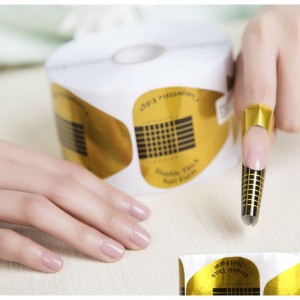 ROLL OF 100PCS NAIL FORM STICKERS